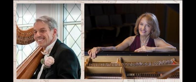Beautiful French Music for Harp & Piano, Music in the Afternoon 1