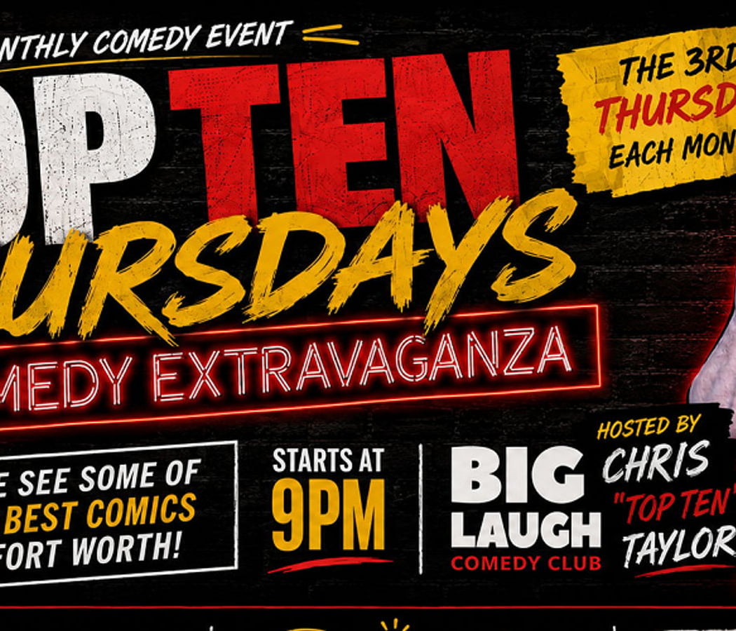 Top Ten Thursdays: Comedy Extravaganza 1