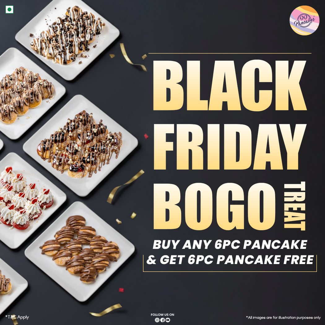 99 Pancakes in Banglore Gandhi Bazar - Mini Pancakes, Waffles, Cakes, Pastries & more 1