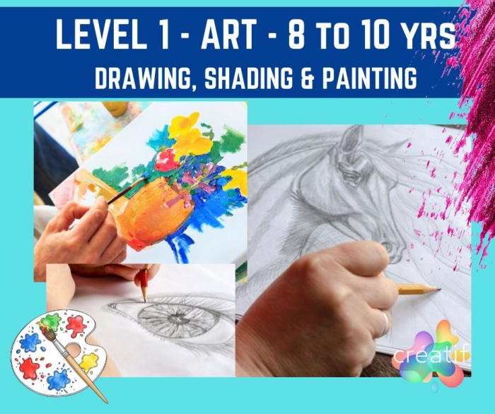 Art Class: Level 1 - Art (Age 8-10 Yrs) 1