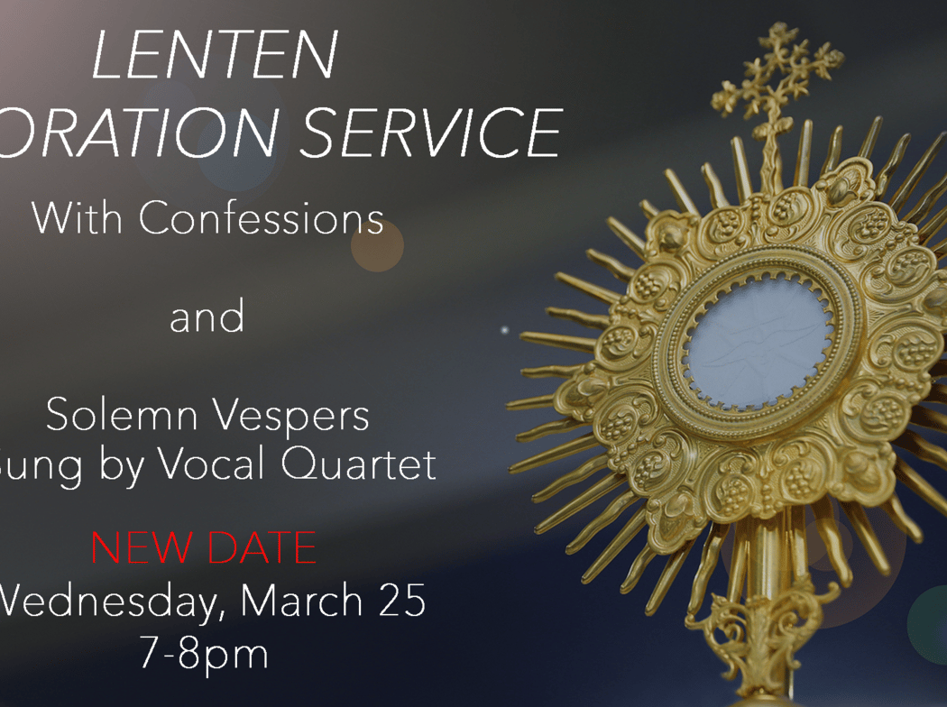 Solemn Vespers With Adoration 1