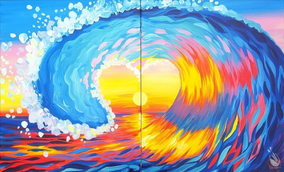 Love Surf at Sunset (Set or Solo) 1