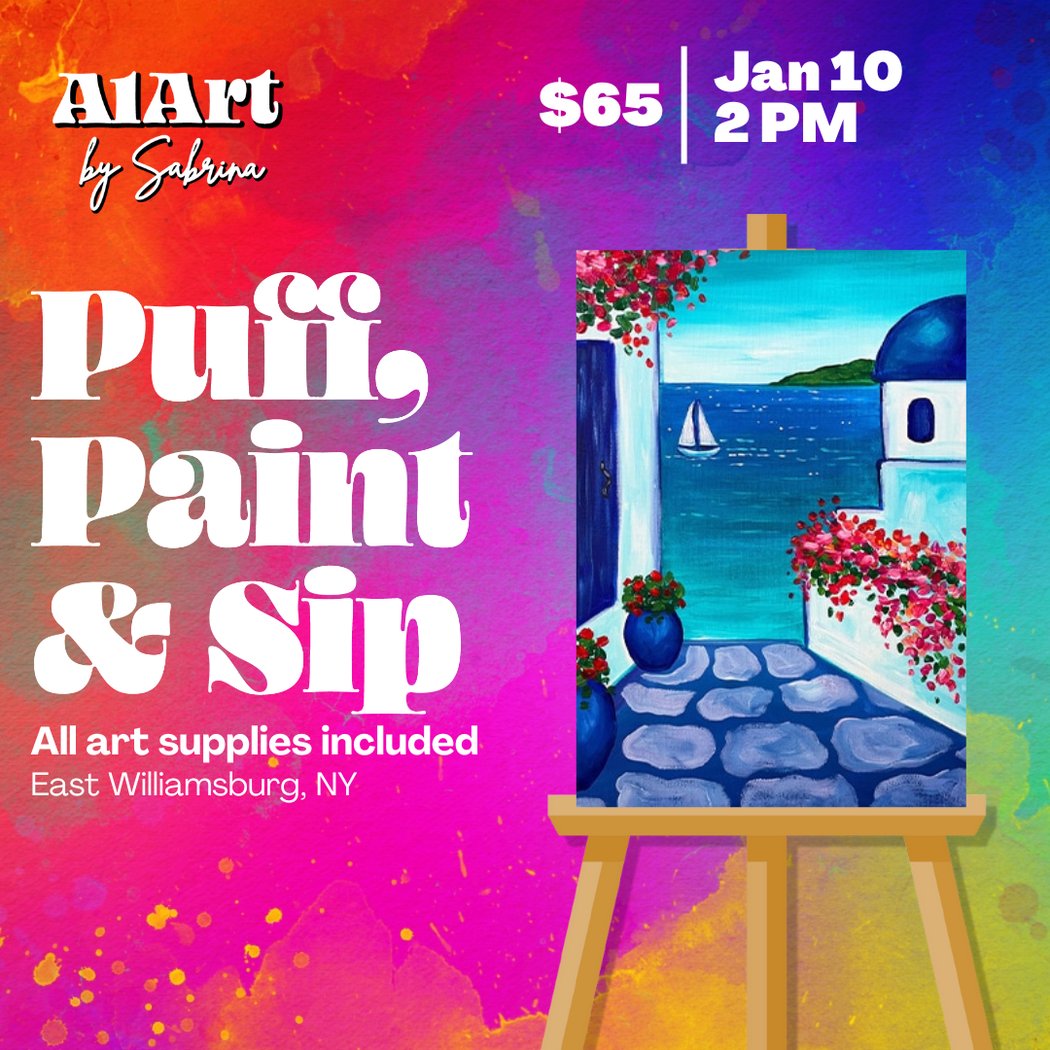 Puff, Paint and Sip Art Studio 1