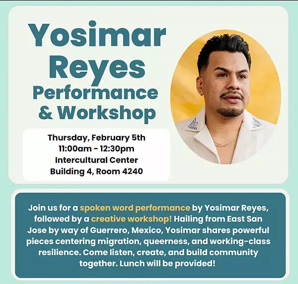 Yosimar Reyes Performance & Workshop 1