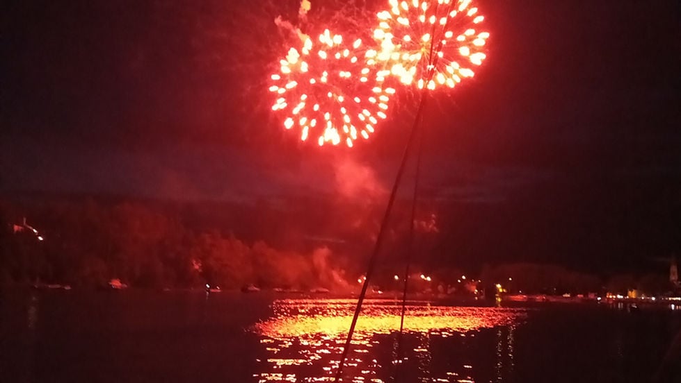 Croisière sur l'Erdre, Apéro voile et feux d'artifice 1