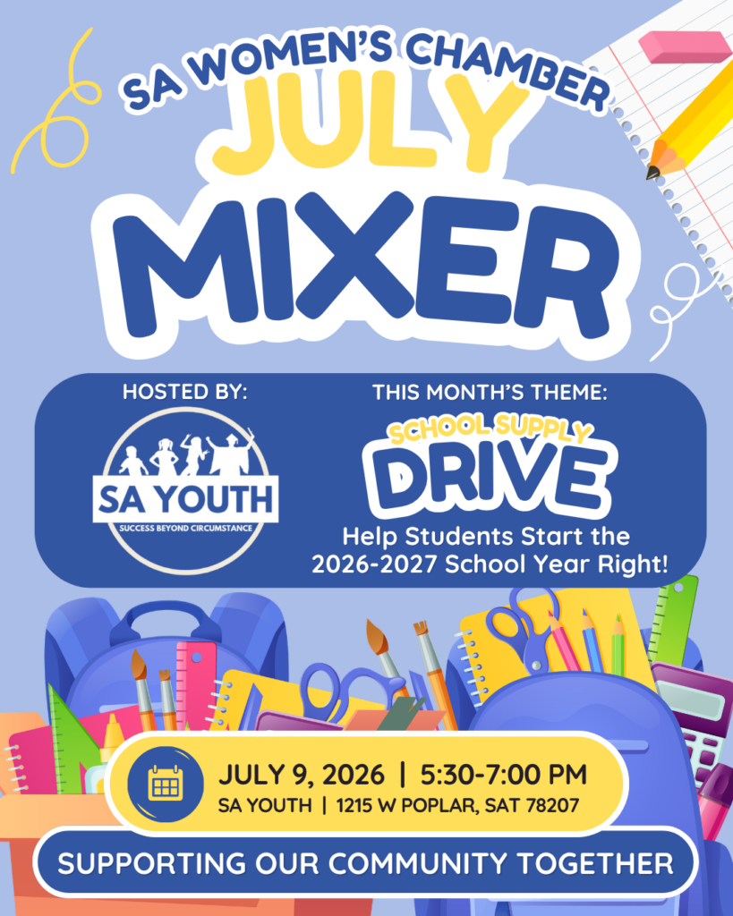 SAWCC July Mixer & Backpack Drive 1