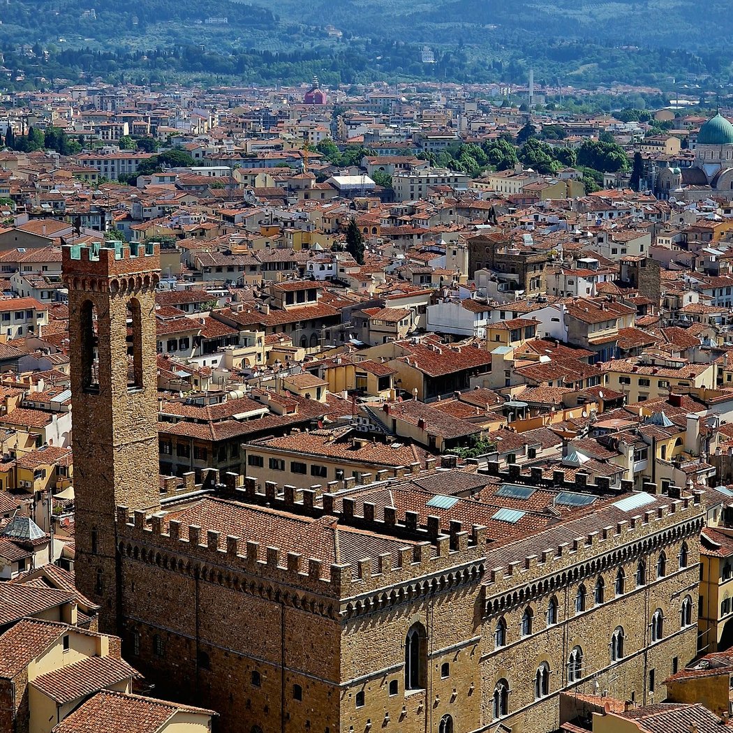 Sui tetti di Firenze, da Palazzo Vecchio 2