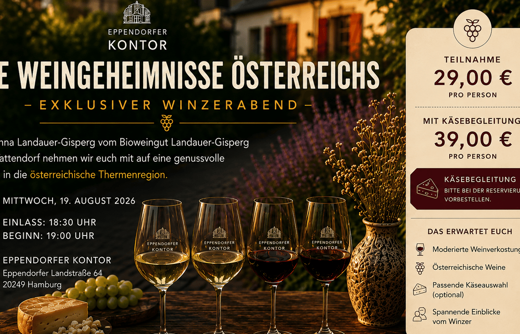 Die Weingeheimnisse Österreichs – Exklusiver Winzerabend 1