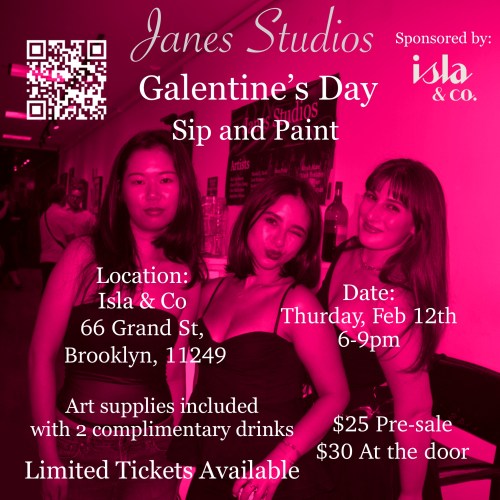Galentine’s Sip & Paint 1