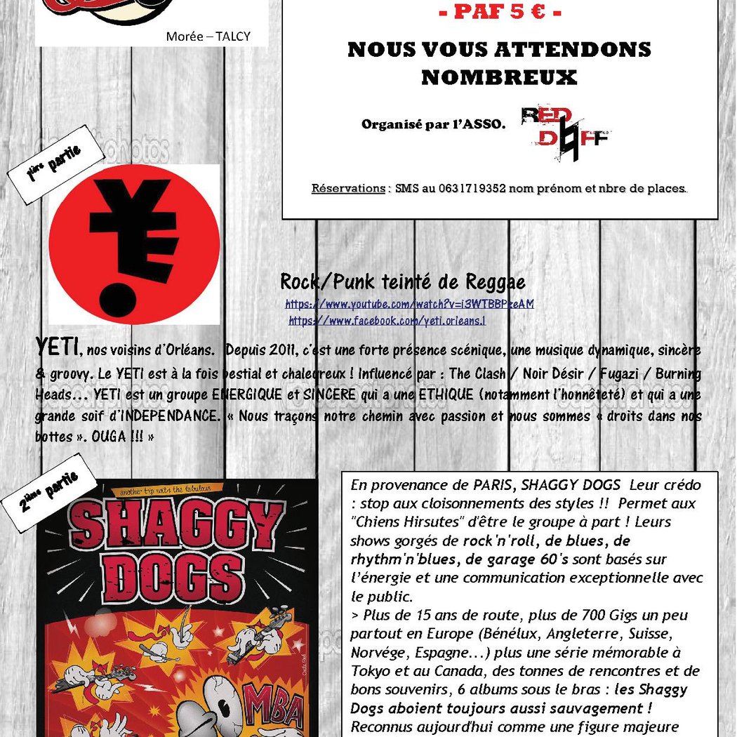 Yeti & Shaggy Dogs Concert 1