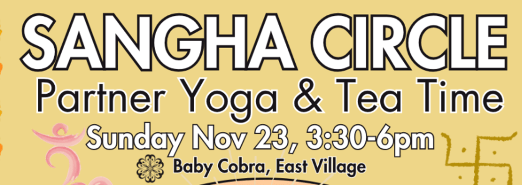 Sangha Circle: Partner Yoga and Tea Time with Lillian, Shane & Nev 1