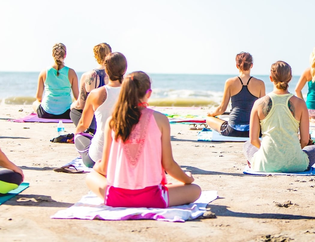 Sunday Morning Beach Yoga 5
