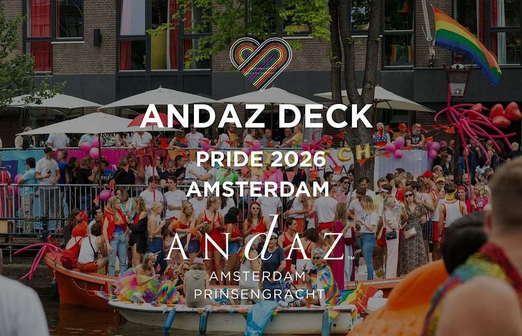 The Andaz Champagne Deck by Veuve Clicquot | World Pride 2026 1