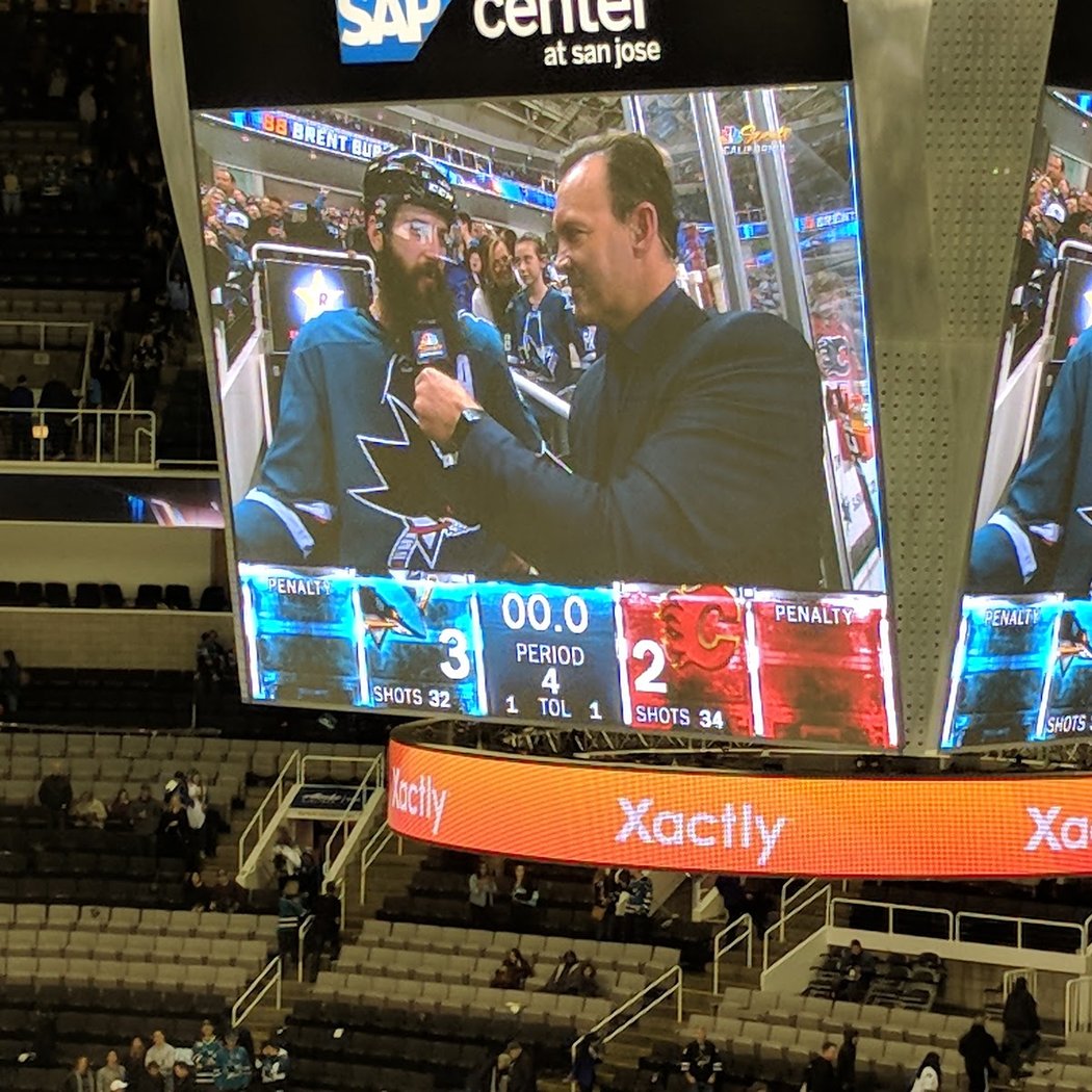 Sharks hockey match 1