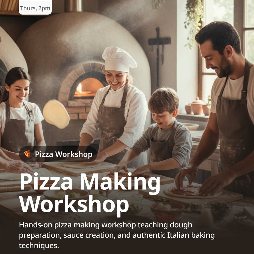 Pizza Making Workshop 1