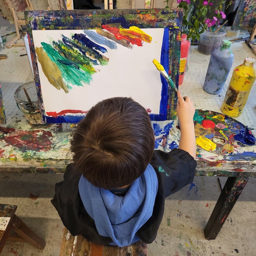 Familienzeit-Workshop: Ins Blaue hinein! I Für Kinder ab 3 Jahren mit Begleitung 3