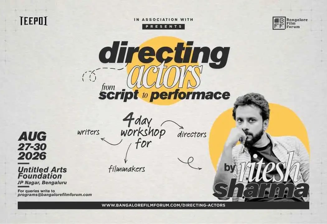 DIRECTING ACTORS-4 Day Workshop With Ritesh Sharma