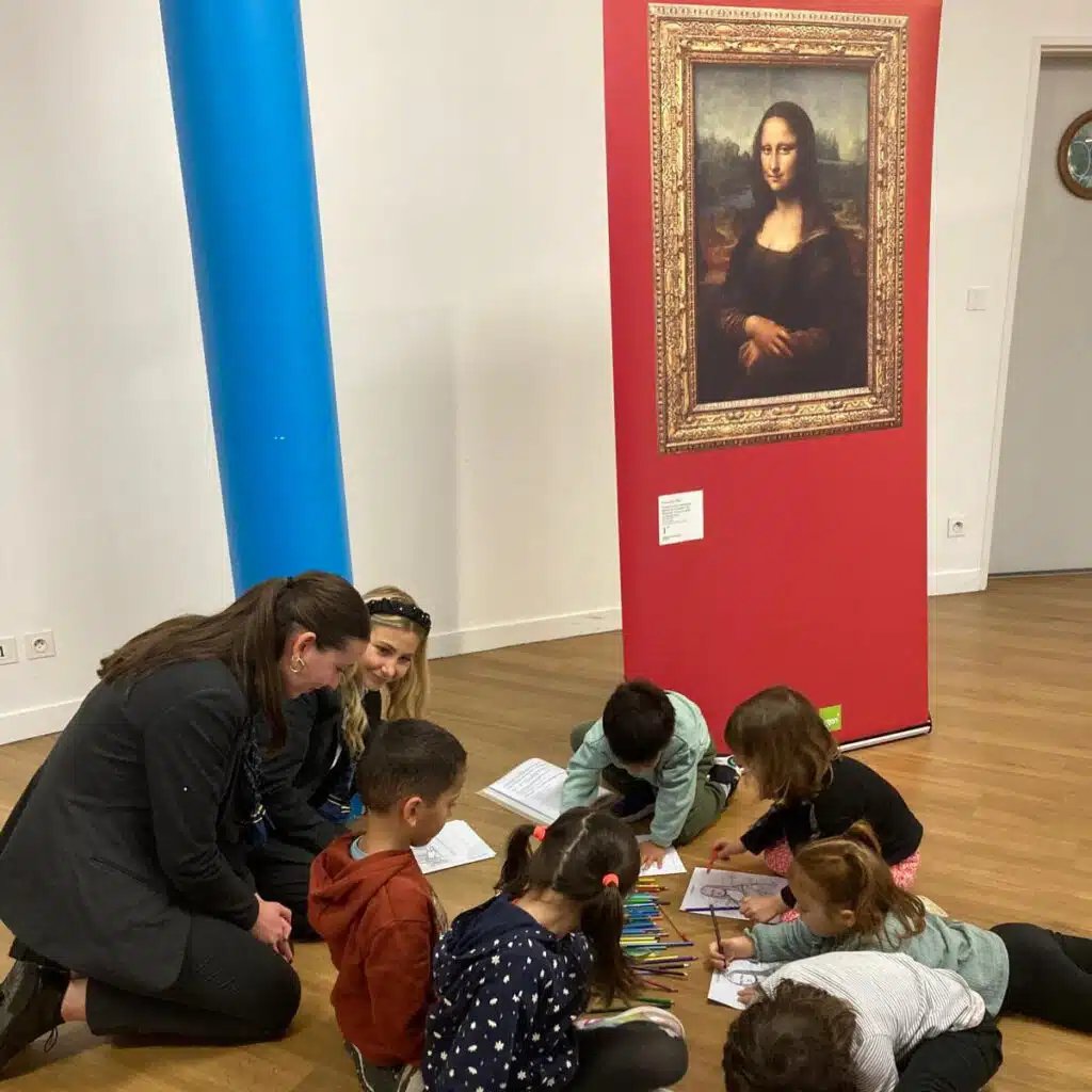 Images du Louvre avec le BTS Tourisme 1