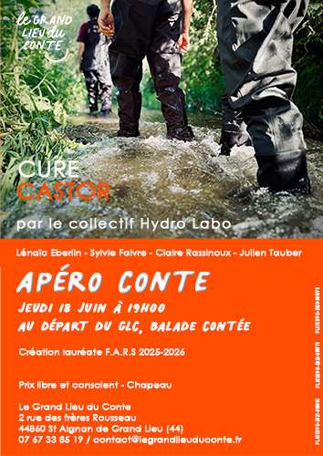 Apéro Conte de Lénaïc Eberlin sortie de résidence CURE CASTOR 1