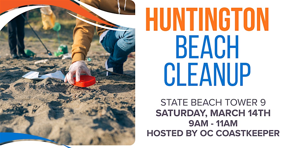 Huntington State Beach Cleanup x Coastkeeper 1