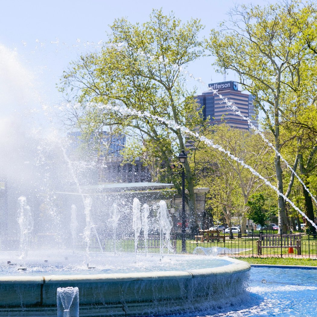 Franklin Square Fountain Show
