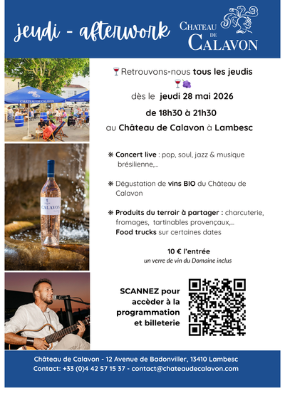 Afterwork pop au Château de Calavon 1