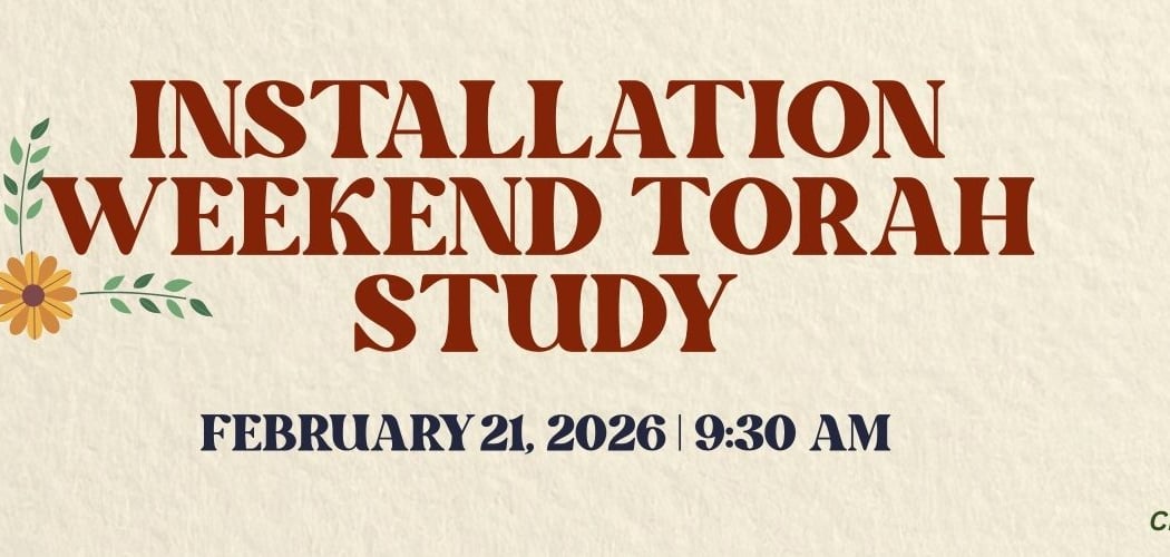 Torah Study Led by Dr. Judith Rosenbaum 1