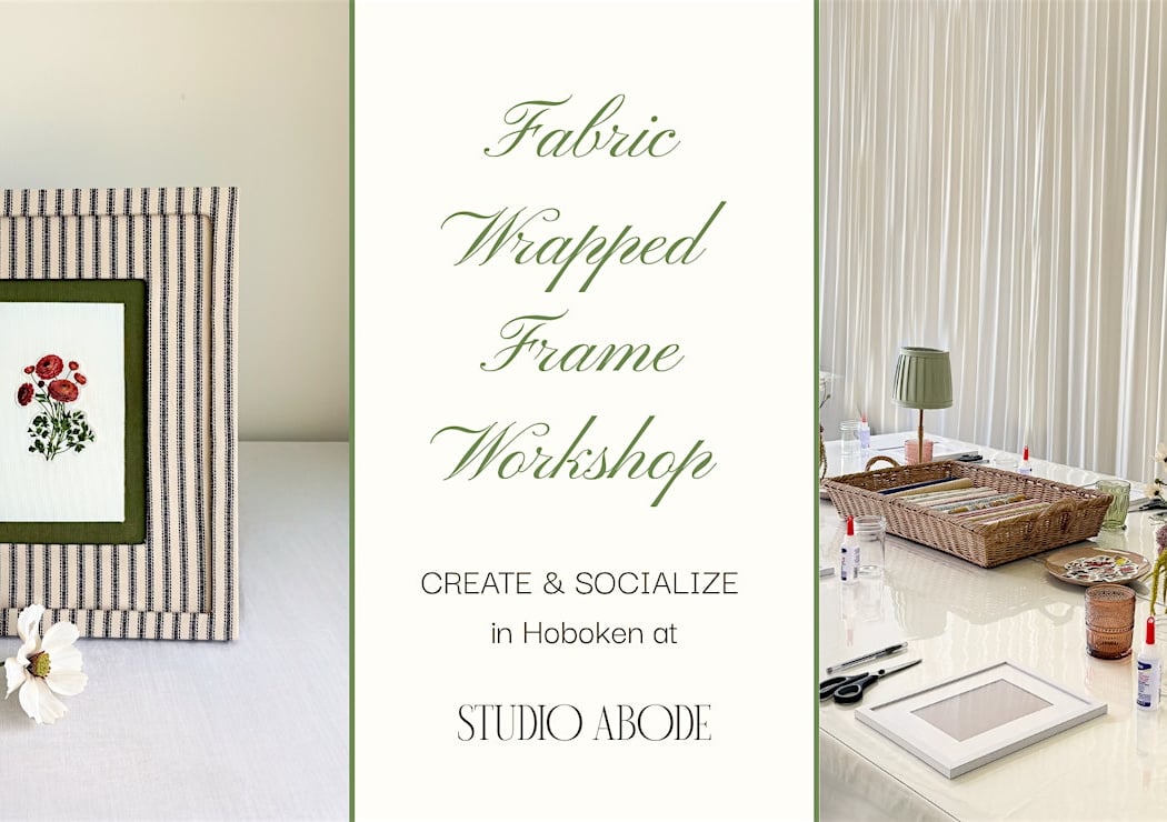 Fabric Wrapped Frame Workshop 1
