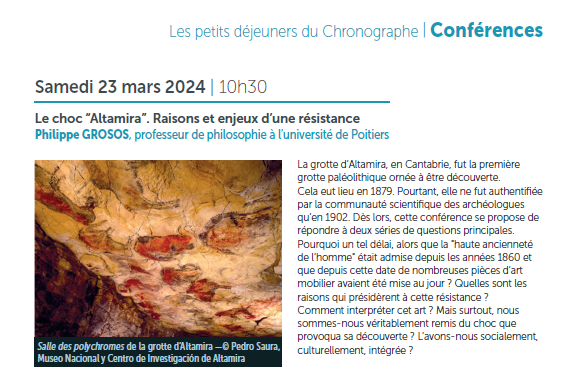 Les petits déjeuners du Chronographe 1