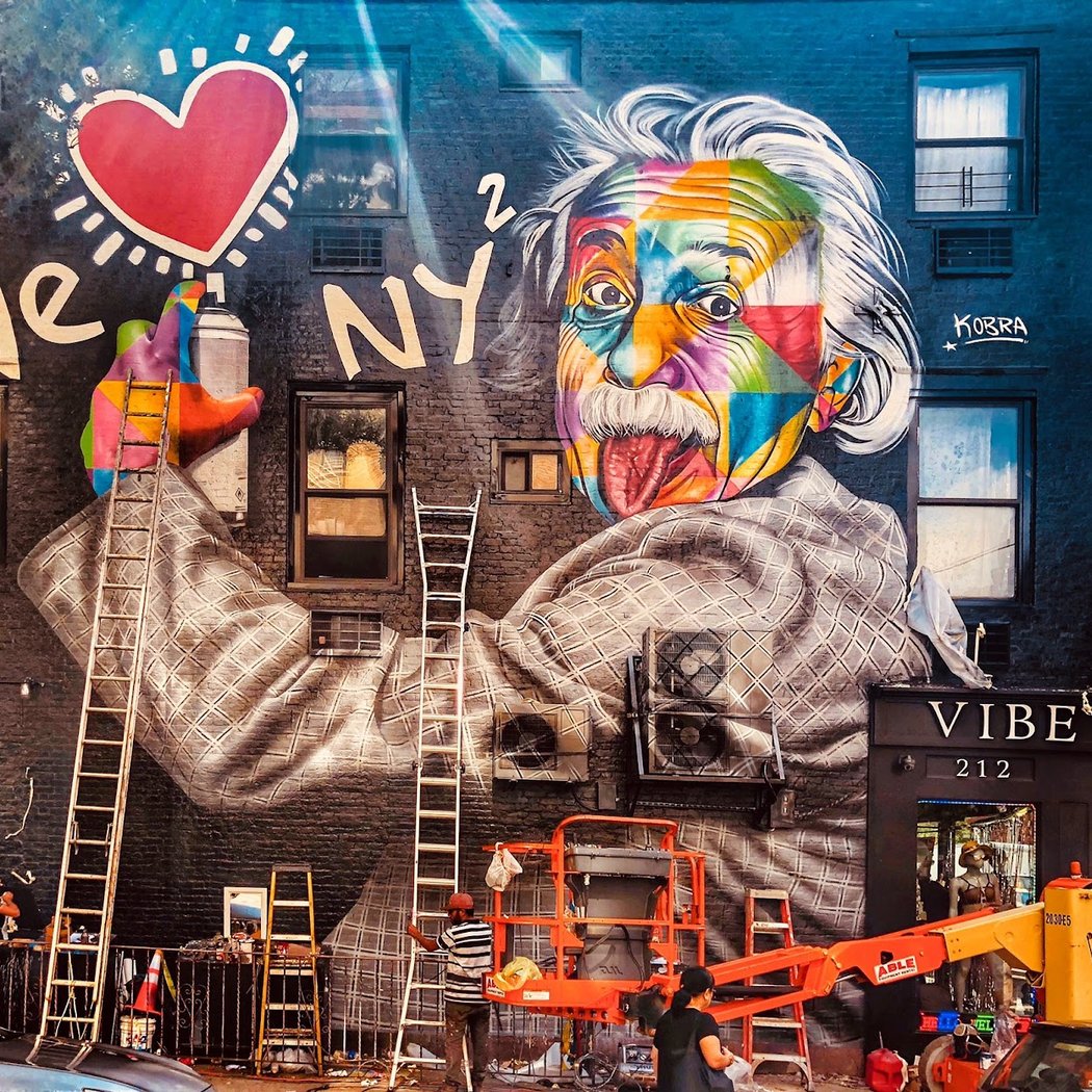 Mural de Albert Einstein 5