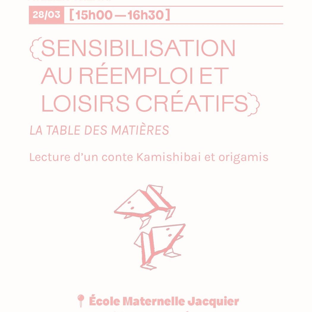Sensibilisation au réemploi et loisirs créatifs 1