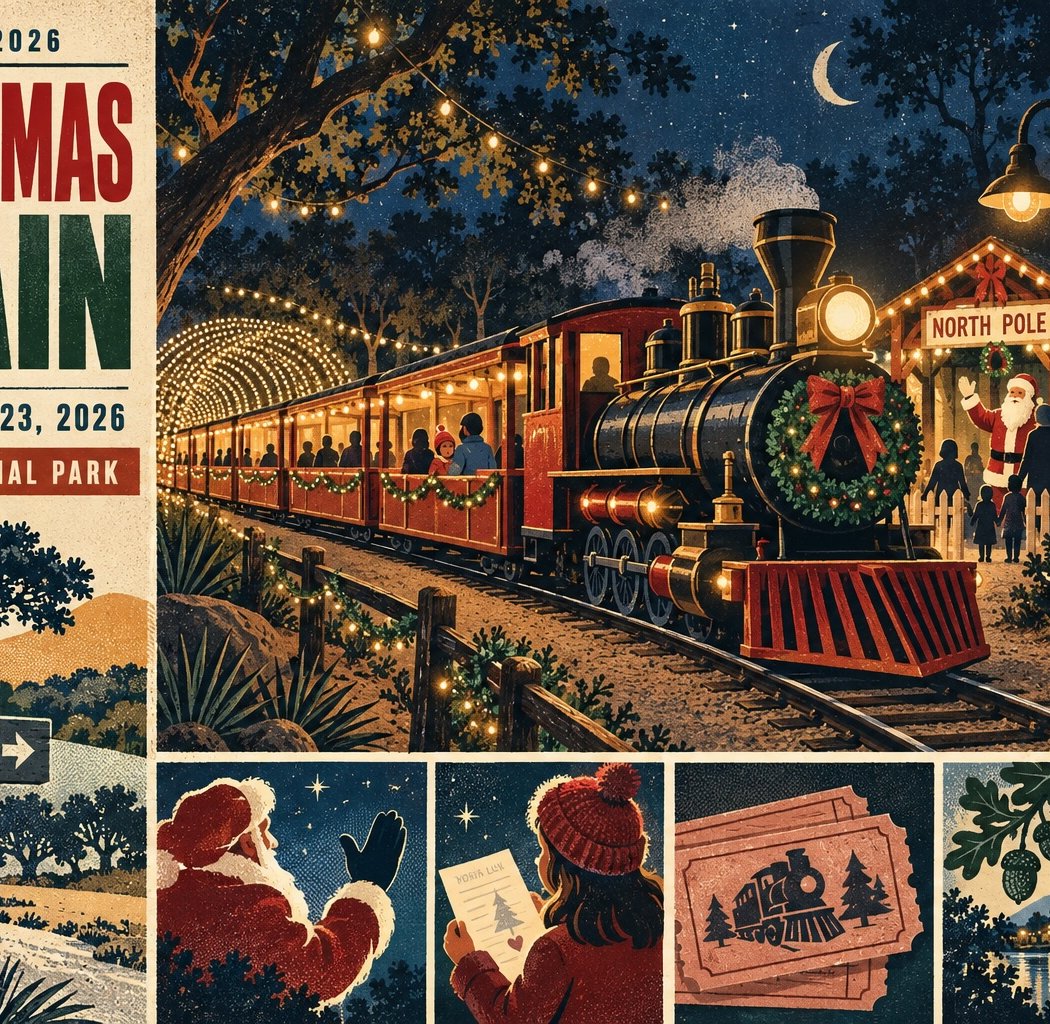Irvine Park Railroad Christmas Train
