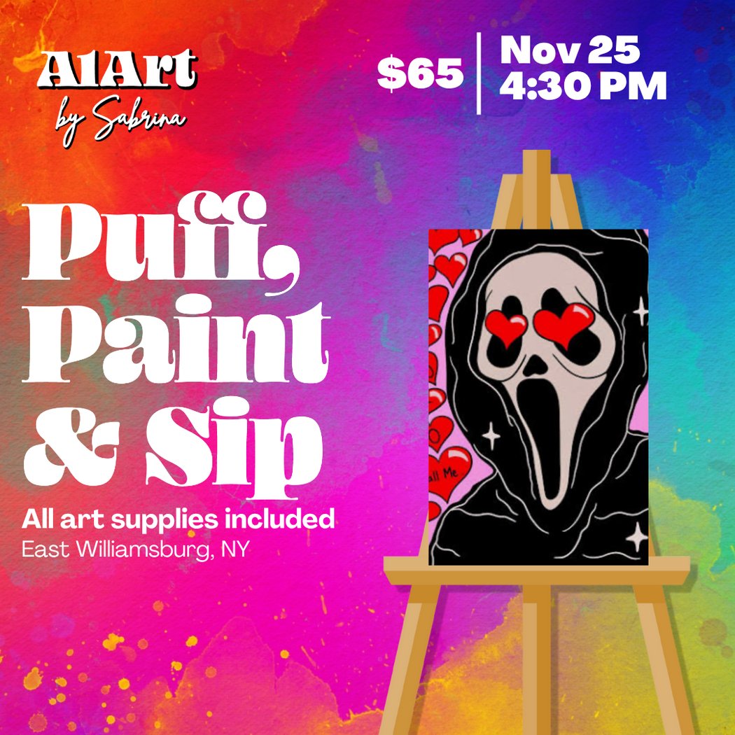 Puff, Paint and Sip Art Studio 1