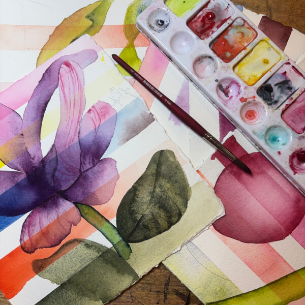 Wine'd Down Workshop: Beautiful Botanical Paintings 1