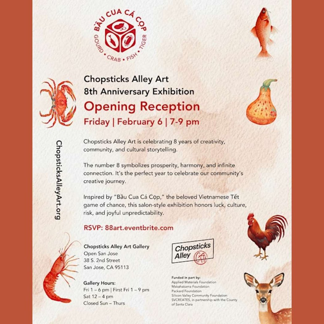 Bầu Cua Cá Cọp – Gourd Crab Fish Tiger Opening Reception 1