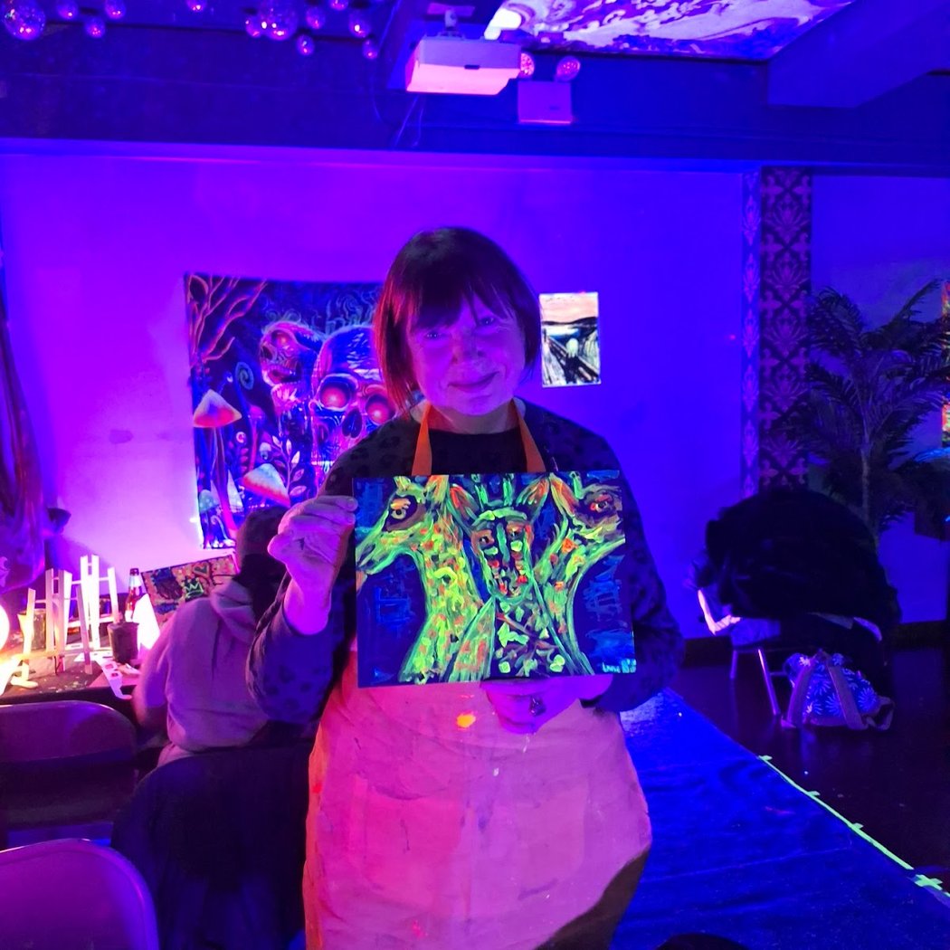 Neon Brush Van Gogh 2