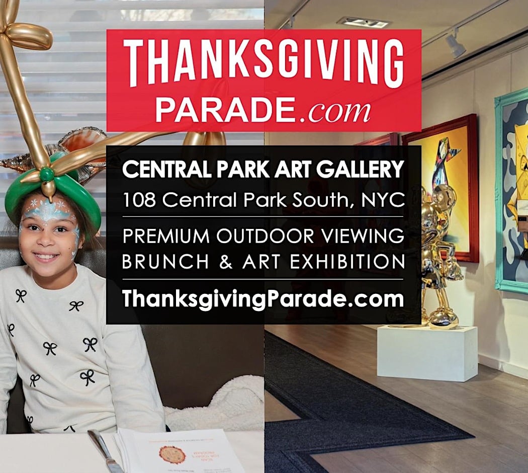 Premium Thanksgiving Parade Viewing Brunch CENTRAL PARK ART GALLERY 2026