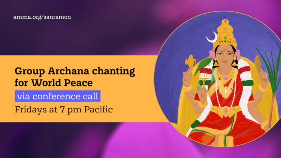 Friday Virtual Group Archana Chanting for World Peace 1