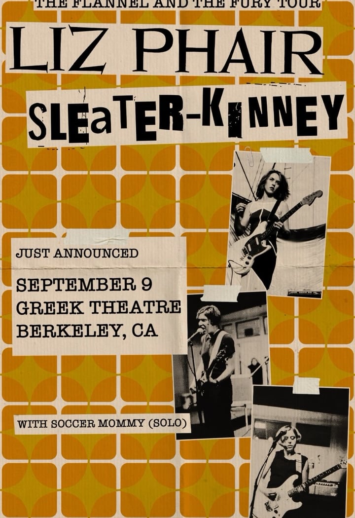 The Flannel and The Fury Tour with Liz Phair, Sleater-Kinney, and Soccer Mommy (solo)