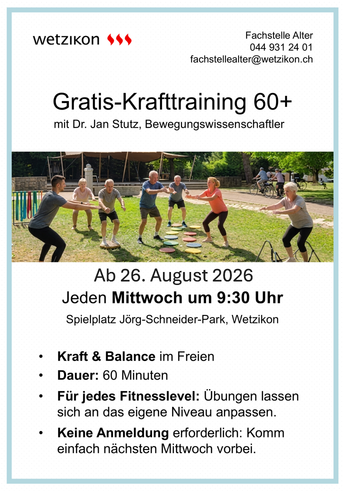 Gratis Krafttraining 60+ 1