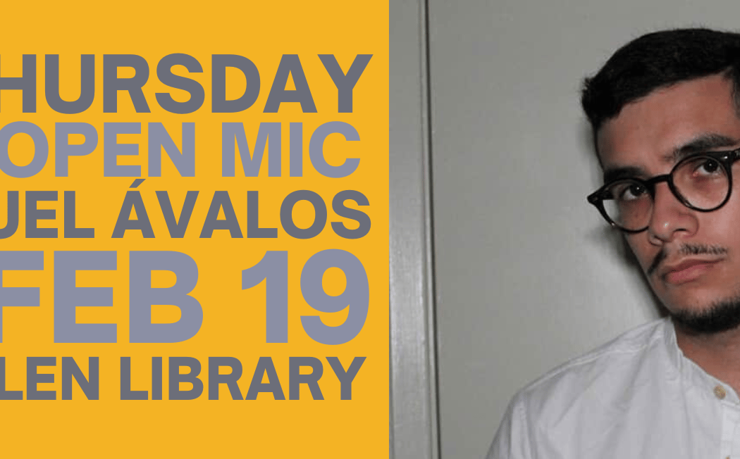 Third Thursday Open Mic featuring Manuel Ávalos 1