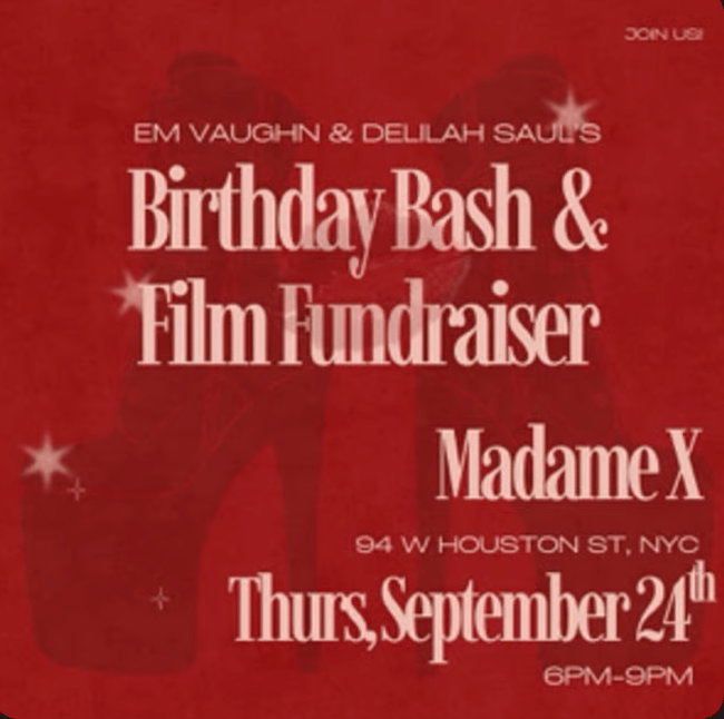 Birthday Bash & Film Fundraiser