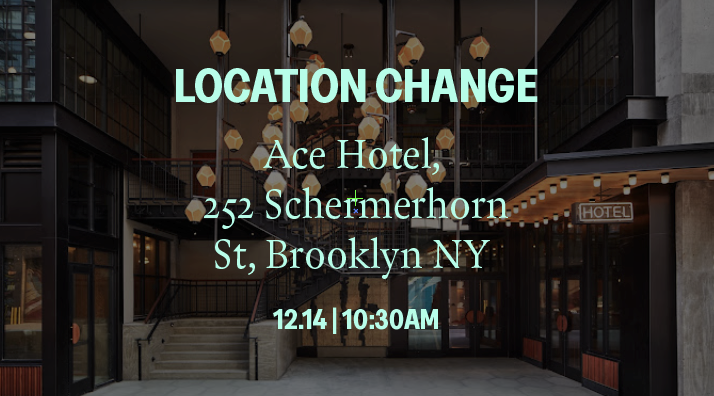 Sunday Worship at Ace Hotel 1