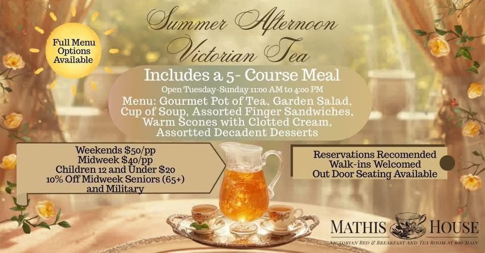Summer Victorian Afternoon Tea 1