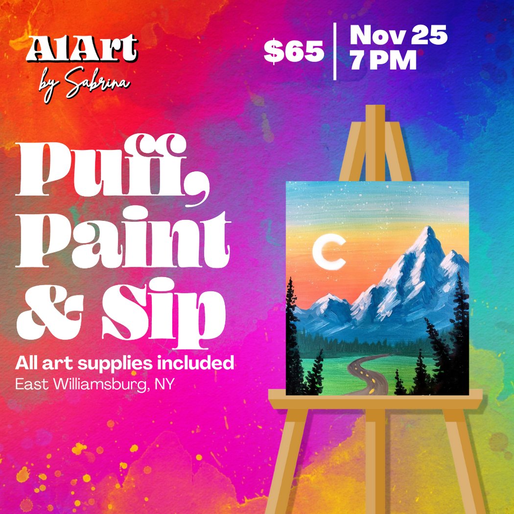 Puff, Paint and Sip Art Studio 1