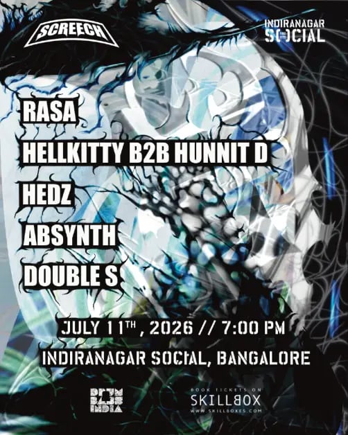 SCREECH - RASA, HELLKITTY, HUNNIT D, HEDZ, ABSYNTH & DOUBLE S 1