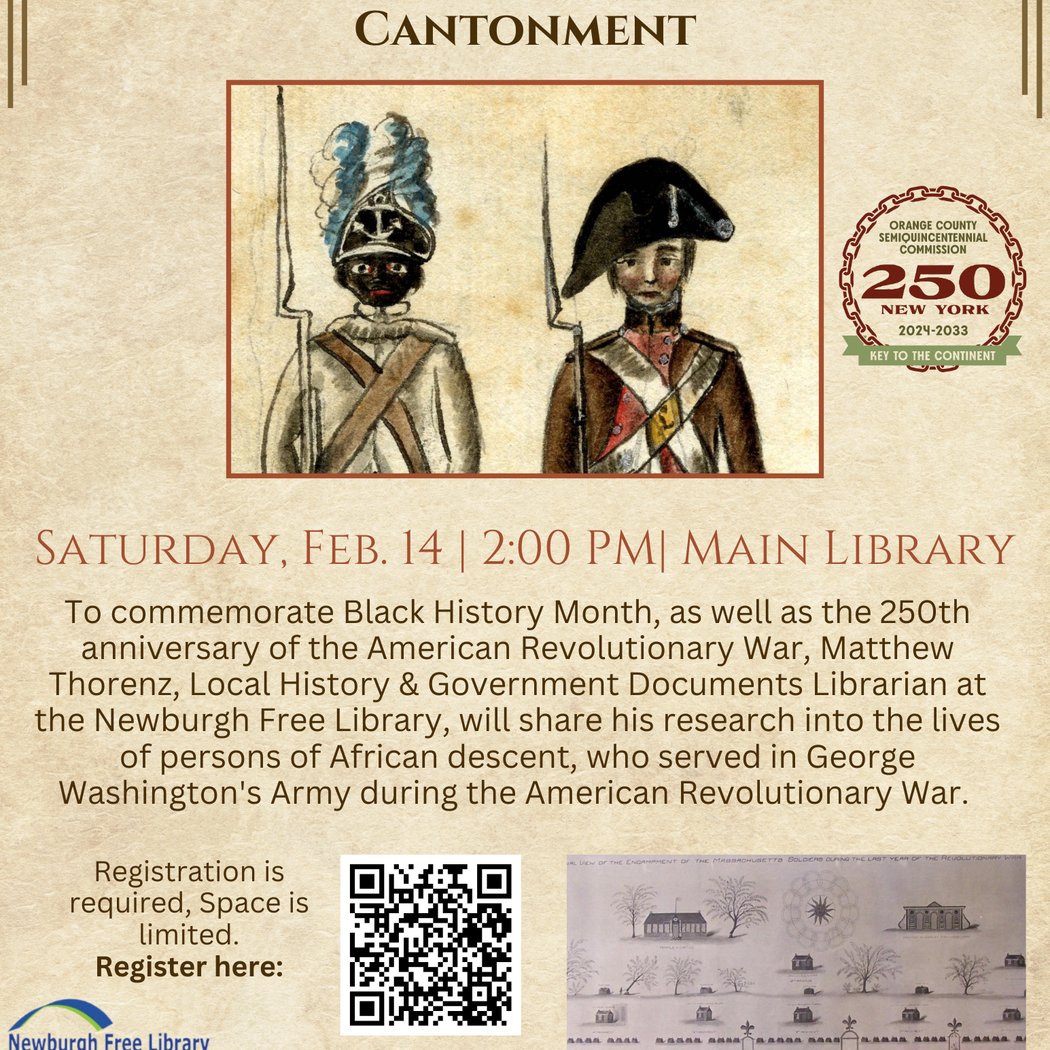 Substitutes, Servants and Soldiers: The Black Presence at New Windsor Cantonment 1