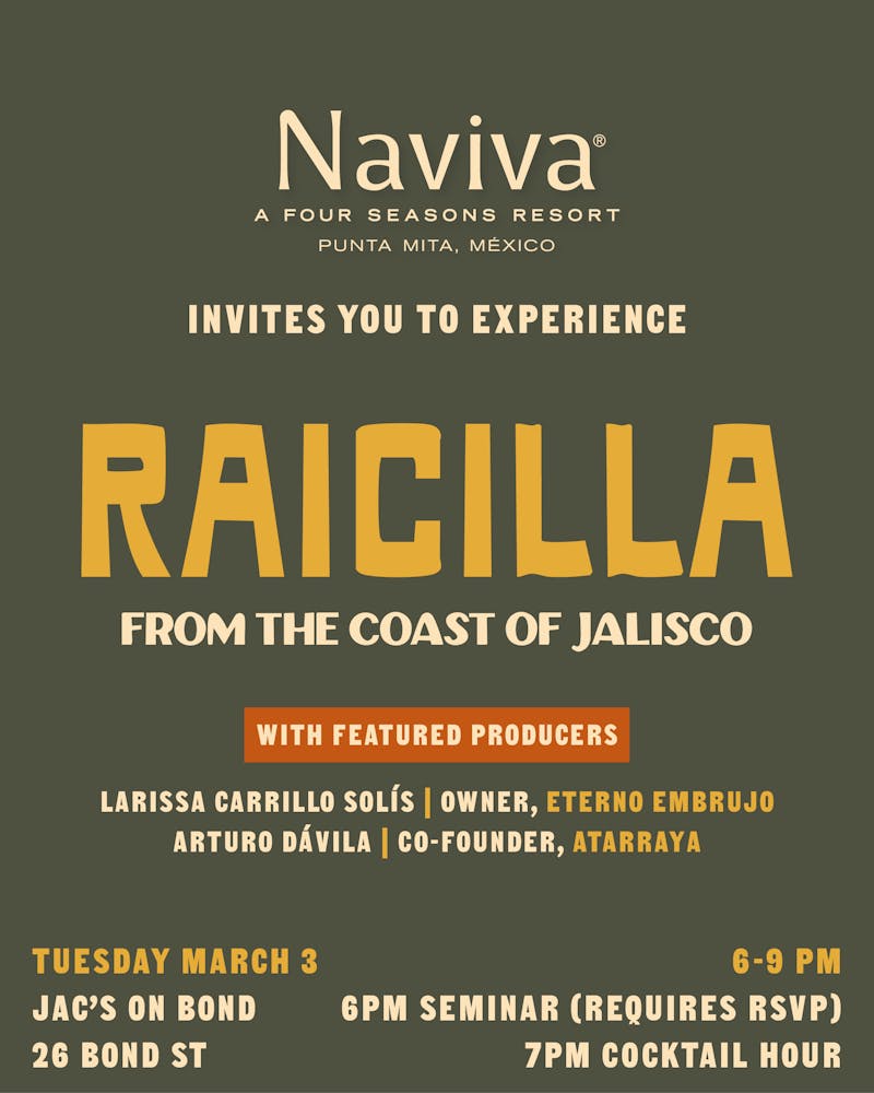 An Intimate Evening Celebrating Raicilla 1