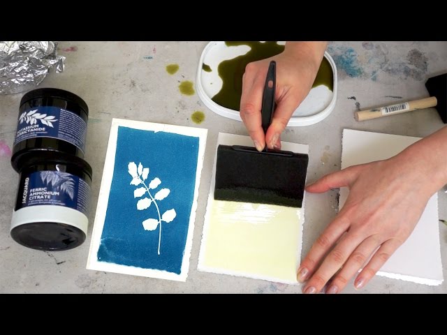 Sunlight Printing: Cyanotypes! 1
