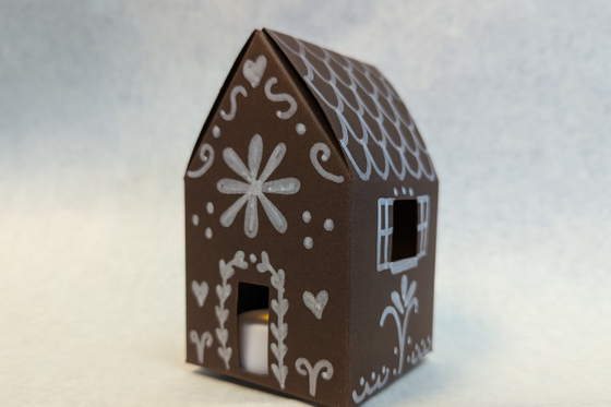 Glowing Gingerbread House 1